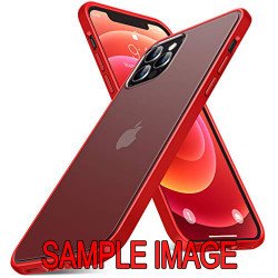 Slim Armor Clear Matte Hybrid Case for Samsung Galaxy A71 5G (Red)